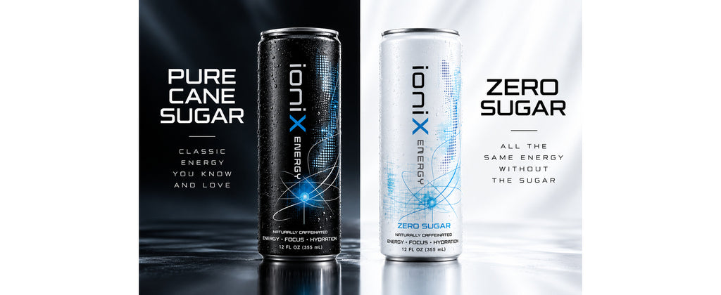 IoniX Original Energy Drink – Blueberry Slushy | 12-Pack, 12 oz Cans