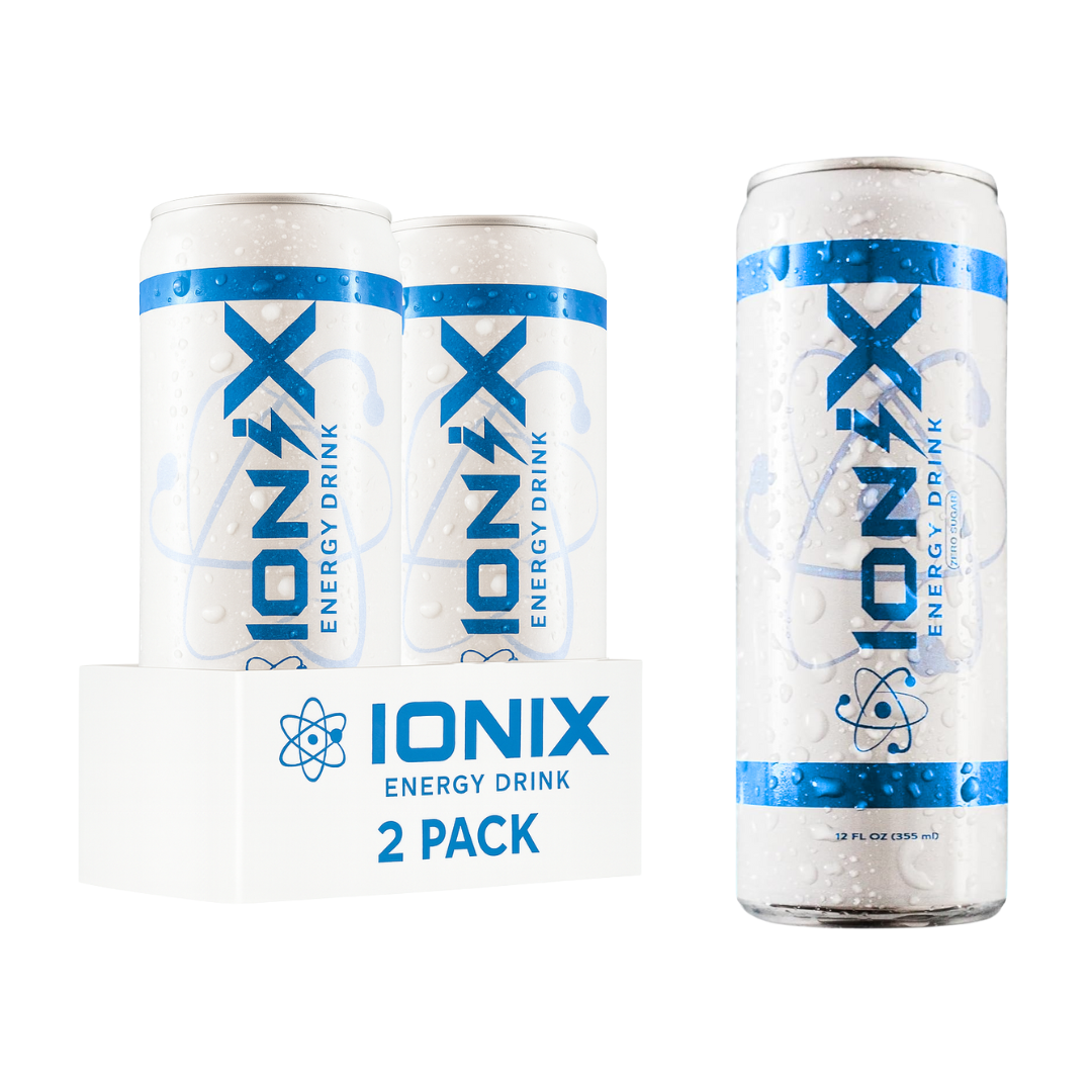 IoniX Zero Sugar Energy Drink | Clean Energy with 150mg Natural Caffeine-2 Pack