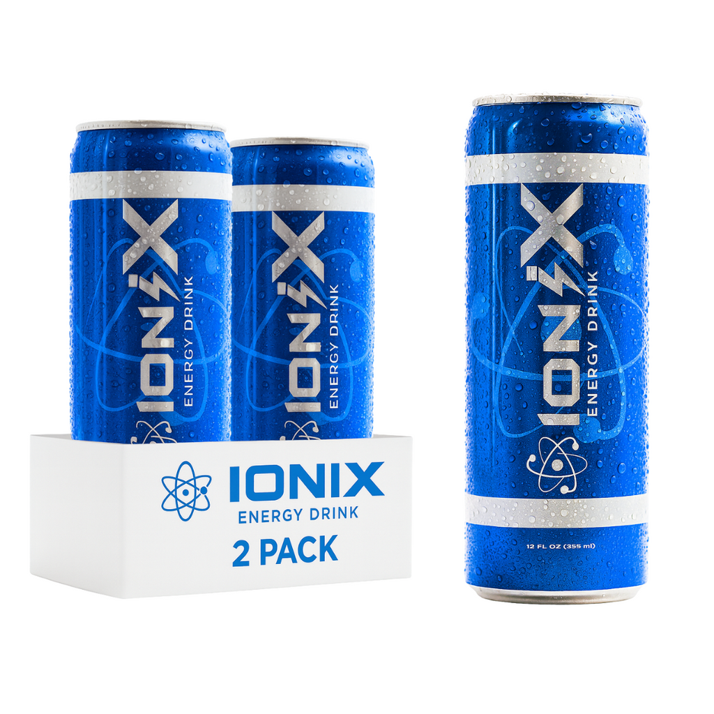 IoniX Energy Drink – Original Flavor | Clean Energy with 150mg Natural Caffeine-2 pack
